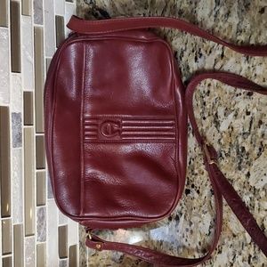 Etienne Aigner Red Leather Purse Vintage